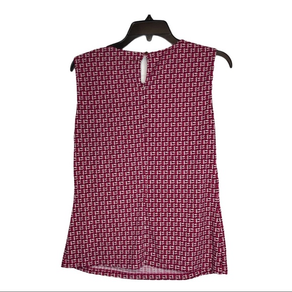 Calvin‎ Klein Size Medium Patterned Pink Top - Picture 2 of 4